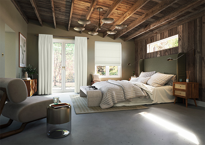 Atina (Blackout), Pure Ivory - Made to Measure Curtains - Image 8